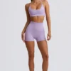 Super Sculpt sømløse minishorts i Soft Lilac