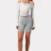 Super Sculpt sømløse sykkelshorts i grått