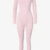 Termisk undertøy-Jumpsuit i pudderrosa