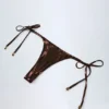 Tierra bikinitruser i bronse-gull