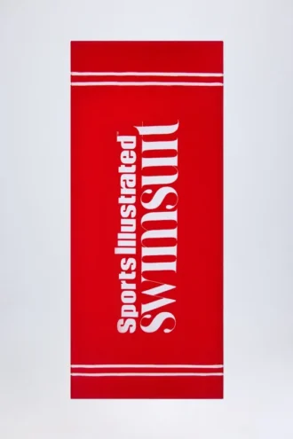 Toalla Logo strandhåndkle i Fiery Red