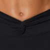 Twist Waist Mini Shorts med lommer i svart