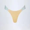 Valencia Cheeky bikinitruser i gul gingham