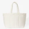 Vanntett puffer-tote-bag i Ice