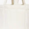 Vanntett puffer-tote-bag i Ice