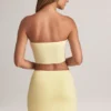 Zuri Modal mid-rise A-line miniskjørt i Lemon Sherbet