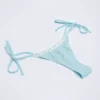 Vernazza bikinitruser med snøring i siden i broderie anglaise i pudderblått