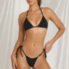 Zayana trekantet bikinitopp  i svart