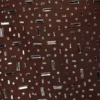 Zeta Sheer Embellished langermet A-linje minikjole i Deep Cocoa