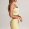 Zuri Modal mid-rise A-line miniskjørt i Lemon Sherbet